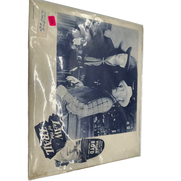 Antique LAW OF THE TRAIL Movie Print Hopalong Cassidy Prod. William Boyd - Picture 5 of 13